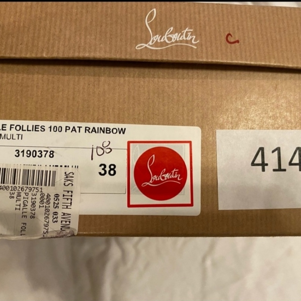 Christian Louboutin Vibrant Multicolor Stiletto Heels - Picture 7 of 7
